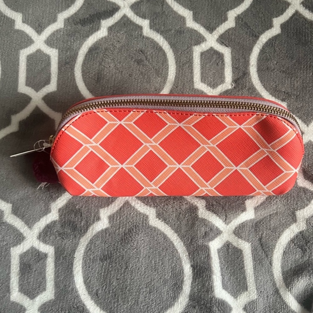 Anthropologie Geometric Patterned Pencil Pouch